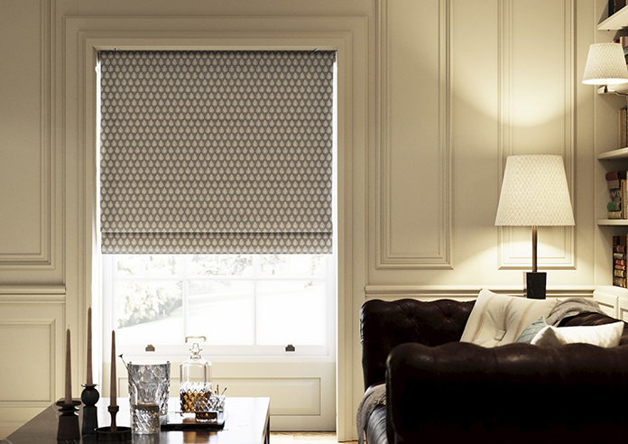 Emily Bond Jaipur, Smoke - Twist&Fit Roman Blind - Image 3